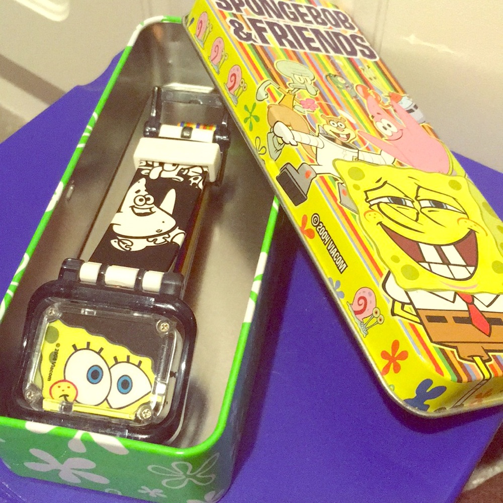 Spongebob reversible watch